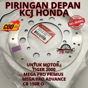 Piringan Depan KCJ HONDA TIGER 2000: MEGA PRO PRIMUS, MEGA PRO ADVANCE, CB150R OLD, VERZA Kualitas Original Presisi Tidak Bengkok dan Awet Anti Karat Ora Asli AHM Cakram Disk