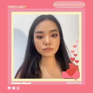 ~~MAEVE~~ PINKFLASH OhMyEmoji Klasik PF-E02 - Eyebrow Waterproof Pencil