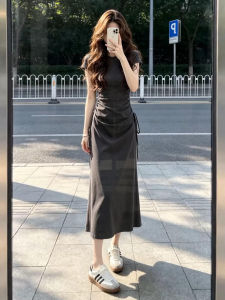NIUVIES | French Style Pinched Waist Sheath Dress