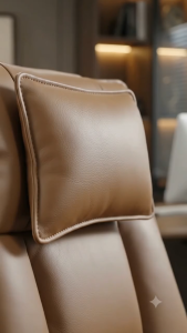 MIZONA Ergonomic Computer Chair With Headrest Office Chair Recliner PU Leather 135° Recline Komputer Kerusi Pejabat Kulit PU