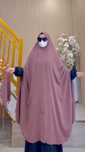 BISA COD Khimar Hijab Instan Jumbo Pet Antem Kode RASIMA Bahan Kringkel Premium By Ory AjeZas Colect