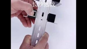 EELHOE | 【1Pc 35MM U Shaped DIN Rail Holder Universal Rail Buckle Rail Fixed Clamp Fastener Clip For Relay Mounting】