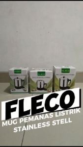 Teko Mug Elektrik Fleco Teko Stainless Teko Listrik Pemanas Air Listrik Gelas