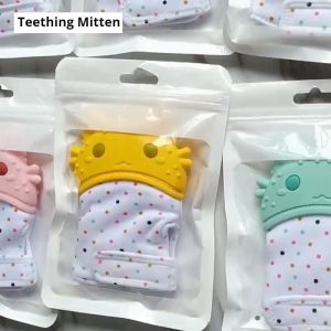 🇸🇬 Fast Shipping ★ Baby Teething Mittens Silicone Teether Mitten Glove for Baby Toddler Boys Girls