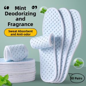 FUYOU | Absorbent Anti-Odor Breathable Menthol Womens Soft Sole Disposable Insoles