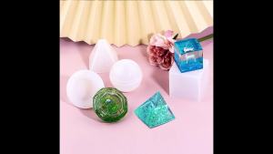 Epoxy Casting Molds Set Silicone UV Casting Tools Kits Resin Casting Molds For Jewelry Making DIY Earring Findings 16 Styles