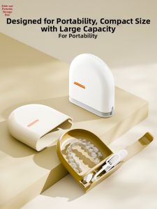 Invisible Teeth Straightener and Denture Storage Box Portable Dustproof