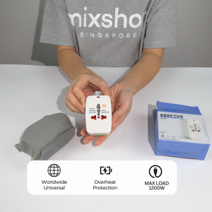 mixshop Worldwide Universal Travel Adapter/Type C/USB/US UK EU AU Adapter