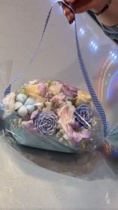 (1PC) Dry Floral Foam Dry Sponge Dry Flower Wet Foam Dry Span Bunga Kering Basah Span Bunga Tidak Berhabuk