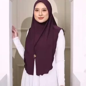 Tudung Sarung Adelya Moss crepe Premium