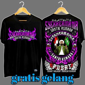 kaos syekhermania terbaru keren murah berkualitas baju syekermania santri pedot