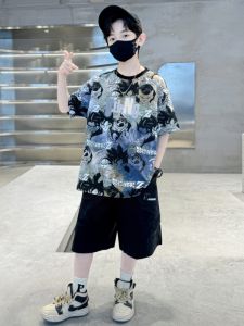 Bộ Đồ Trẻ Em Mùa Hè Cool Style Áo Thun Tay Ngắn Thời Trang Cho Bé Trai Bộ Đồ Trẻ Em Mùa Hè Hợp Thời Trang Phong Cách Hàn Quốc Cho Bé Trai