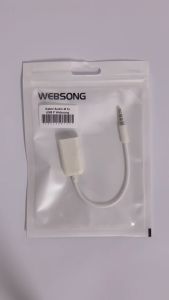 Kabel Audio M Male to USB F Female Websong