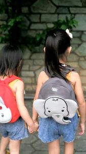Zuna Kids Tas Ransel Fleece Minibag Karakter Rabbit Elephant Anak Balita TK PAUD Sekolah