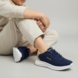 BUM Equipment Kids Shoe CSY607/CSY608 Black x Pink/Navy x Beige - Kasual Ringan Selesa Sneakers