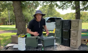 Lockable waterproof Ammo Box Can Metal Toolbox 70CAL 50CAL 30CAL Heavy Duty Military Grade Saddle Bag Side Carrier