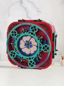 Handmade 3D Wooden Puzzle Music Box Rotatable Assembly Model Jewelry Box Birthday Gift No Brand Registered Trademark