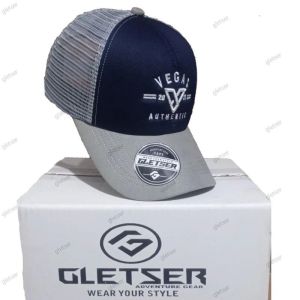 topi pria wanita gletser/trucker hat