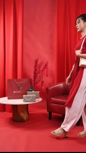 [MẪU MỚI] Dép Cao Gót Đông Hải Quai Vân Dập Gợn Sóng - D32F3