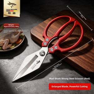 Mad Shark | Powerful Chicken Duck Goose Bones Multi-function Kitchen Scissors Stainless Steel