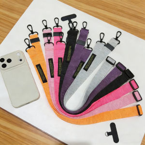 Long Sturdy And Durable Phone Lanyard Adjustable Webbing Phone Shell Rope Diagonal Cross-chain Simple Camera No Neck Trend