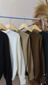 Kaela Cardigan Basic Rajut Tebal Kancing Gold | Cardigan Rajut Elegan dan Stylish | Basic Cardy | Atasan Wanita Rajut Premium | Fashion Wanita
