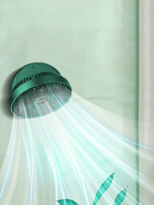 Wall-Mounted Small Fan Foldable Desktop Air Circulation Long Battery Life Toilet Bathroom No Punching Required Wall Mounted Bedroom Dormitory Table Fan Head Oscillation USB Charging