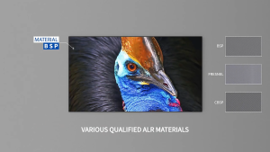 [Fixed Frame EVO] Black Crystal WuPro Cinema® Projector Screen [100"-150" Inch]