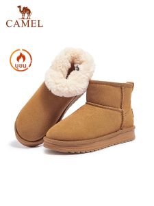 CAMEL | Giày Mùa Đông Dày Đế Lông Cừu Cách Nhiệt