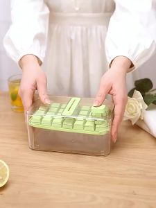 DEMING | Press Ice Tray Food Grade Home Refrigerator Storage Box