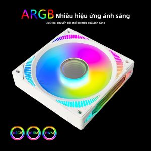 MANMU 120mm RGB Quạt Làm Mát Cho PC 5V/3Pin ARGB Quạt 12V Luồng Không Khí Cao Quạt Tản Nhiệt Máy Tính Có Chịu Lực