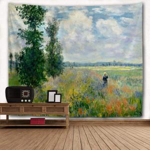 VIKAMA Starry Night Wall-mounted Art Home Decoration Tapestry Living Room Bedroom Bathroom Kitchen Dormitory