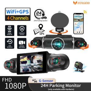 Car DVR Dash Cam WiFi GPS FHD 4 Lens*1080P Dashboard Camera 24Hr Parking Monitor Loop Video Recorder Night Vision Black Box