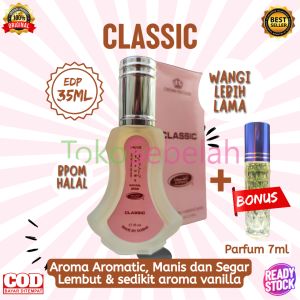 PARFUM CLASSIC 35ML AHSAN EDP BONUS PARFUM 7ML - PARFUM WANITA PRIA TAHAN LAMA - PARFUM MINYAK WANGI AHSAN - MINYAK WANGI WANITA TAHAN LAMA - PARFUM WANITA ORIGINAL - PARFUM ARAB ORIGINAL TAHAN LAMA - FARFUM WANITA PRIA TAHAN LAMA - PARFUM SPRAY - COD