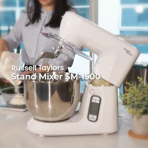 Russell Taylors เครื่องผสมอาหาร เครื่องผสมแป้ง นวดแป้ง 7.5 ลิตร Stand Mixer 1500w SM-1500 เครื่องผสมแป้งเบเกอรี่ - Lazada