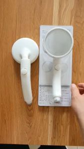 Vòi nước hoa sen tăng áp lực Nhật bản tiết kiệm nước gật gù cổ xoay 360 độ có nút tắt mở Stop trên thân vòi tiện lợi Minh House