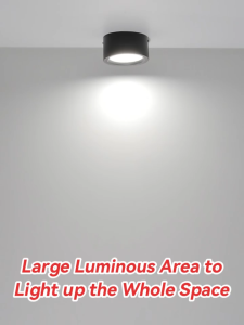 Led Downlight Ceiling Pin Light Tricolor Surface Mounted Round 3 Colors Lamp For Living Home Lighting Room Bedroom