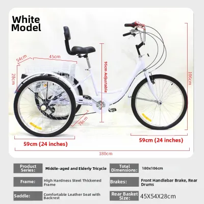 Electric & Pedal Trike Mobility Vehicle