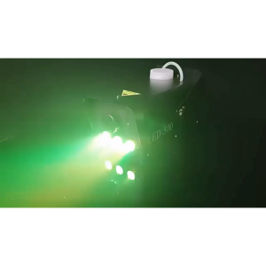TaffLED Sistem Fogger Mesin Pembuat Asap Panggung 500 Watt Dengan RGB LED Dan Remote Kontrol