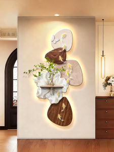 YUANLAISHIWOJIA | Elegant and Modern Minimalist Hallway Fish Themed Decorative Painting