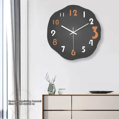 HYMJ | Silent Wall Clock Modern Minimalist