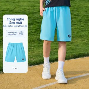 CAMEL | Quần Short Nhanh Khô Chống Vi Khuẩn Cho Trẻ Em 5-Inch