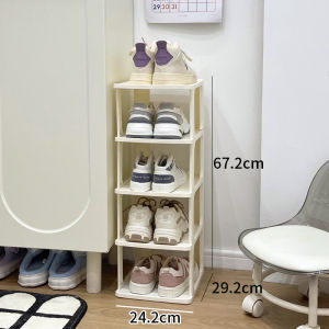 Simple Dustproof Shoe Rack for Dormitory Doorway Multi-layer Plastic Shoe Cabinet Economic Modern Style Easy to Assemble