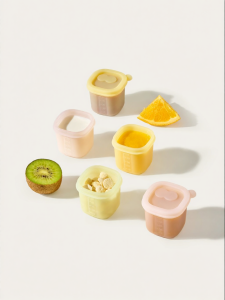 PLODON | Baby Food Storage Box Meat Puree Preservation Silicone Steaming Freezing Ice Trays