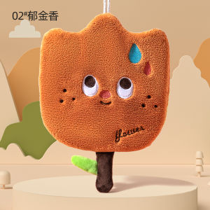 Thickened Absorbent Hand Towel Cute Cartoon Bathroom Kitchen Handkerchief Towel Washing Hands Small Square Cloth Home Decor