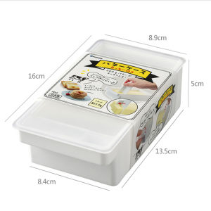 [2 Chiếc Nhập Khẩu Nguyên Kiện Từ Nhật Bản] Hộp Đựng Bơ Thực Phẩm Hộp Phô Mai Miếng Phô Mai Có Nắp Cắt Thìa Hộp Bơ