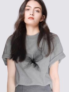 Áo Thun Nữ Dáng Rộng in Họa Tiết Thời Trang Mùa Hè Thường Ngày Tay Ngắn Cổ Tròn Thường Ngày Thoải Mái Đa Năng