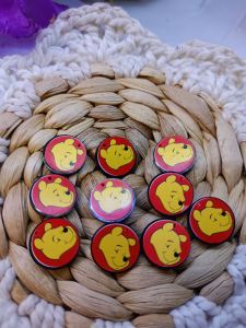 manik manik gelang Pooh & Piglet (free box)