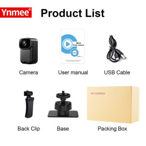 Camera Hành Trình Mini YNMEE MD39 1080P Tích Hợp WiFi Camera Thể Thao DV Bỏ Túi Máy Ghi Hình Cho Lực Lượng Thực Thi Pháp Luật Hỗ Trợ Thẻ Nhớ MicroSD