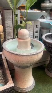 หินหมุนน้ำล้น มงคลแบบตั้งพื้นขนาดกระทัดรัด - ขนาด 23x10x10 มม